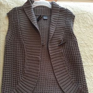 Grey sweater vest